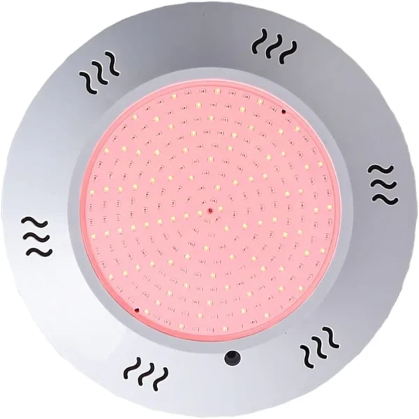 12v 35w LED كشاف مسبح لطش بلاستك ملون بدون ريموت فلات مطلي بالرزن